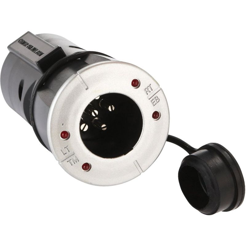 Hopkins 7-Blade to 6-Round LED Test Plug-In Adapter