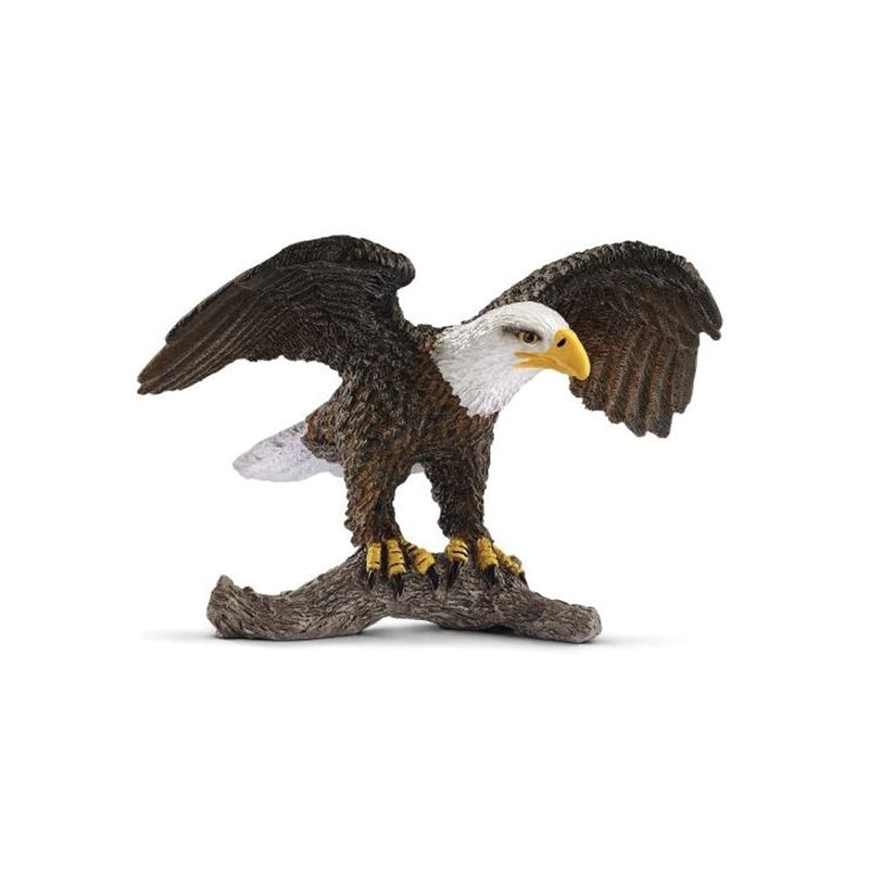 Schleich-S 14780 Figurine, 3 to 8 years, Bald Eagle, Plastic