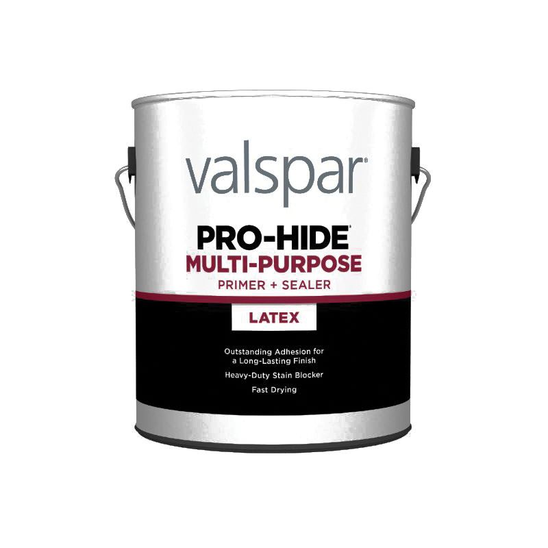 Valspar Pro-Hide 07 Multi-Purpose Primer, White, 1 gal, Metal Pail White (Pack of 4)