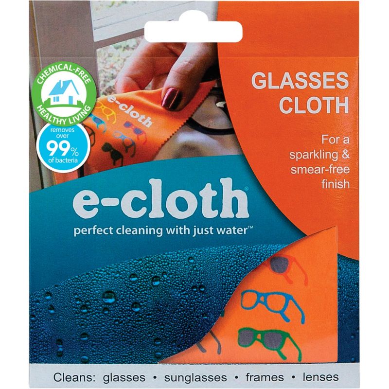 E-Cloth Eyeglass Cleaning Cloth Orange