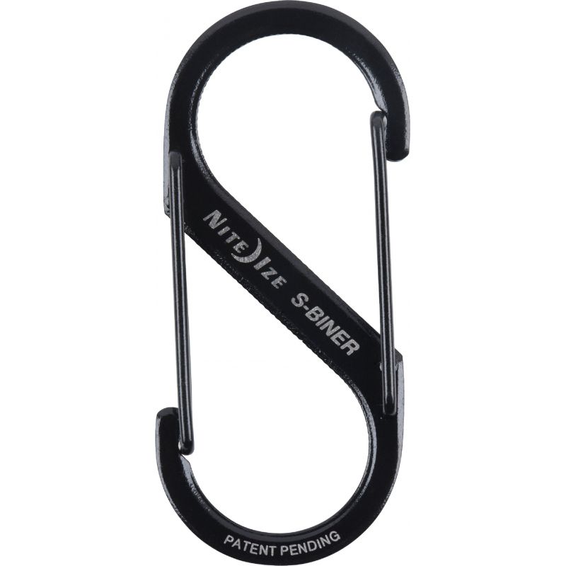 Nite Ize S-Biner S-Clip Key Ring Size 1, Black