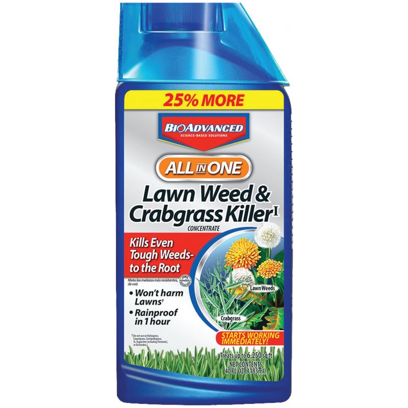 BioAdvanced All-in-1 Crabgrass &amp; Weed Killer 40 Oz., Pourable