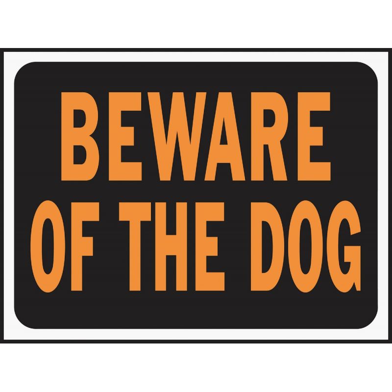 Hy-Ko Beware of Dog Sign Weatherproof (Pack of 10)