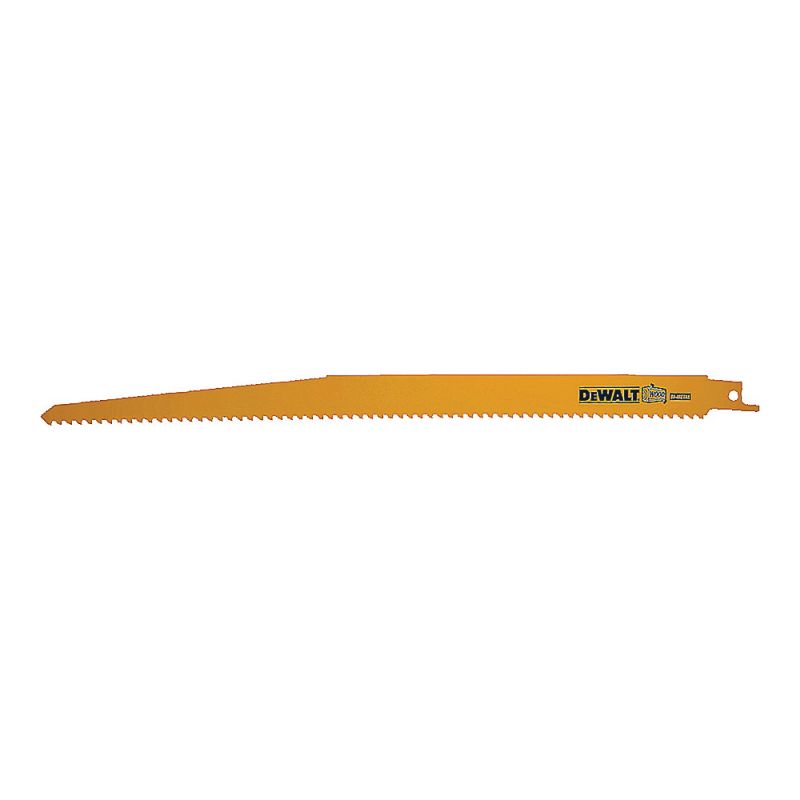 DeWALT DW4802-2 Reciprocating Saw Blade, 3/4 in W, 6 in L, 6 TPI Yellow