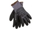 Boss Grip Protect Coated Glove with Micro Armor L, Black &amp; Gray