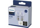 Philips A15 Incandescent Appliance Light Bulb