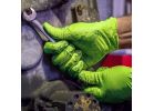 Gloveworks GWGN48100 Heavy-Duty Disposable Gloves, XL, Nitrile, Powder-Free, Green, 9-1/2 in L XL, Green
