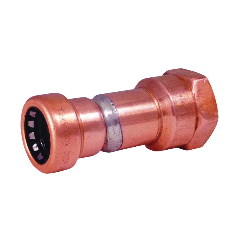 EPC 903 Series 10170730 Adapter, 1/2 in, Sweat x Female x Push-Fit, Copper, 200 psi Pressure