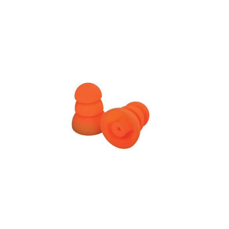 Plugfones ComforTiered Series PRP-SO10 Replacement Plugs, 26 dB NRR, Silicone Ear Plug, Orange Ear Plug