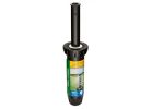 Rain Bird 1800 1804FDSP25 Pressure Regulated Pop-Up Sprinkler, 1/2 in Connection, FNPT, 4 in H Pop-Up, 8 to 15 ft Black