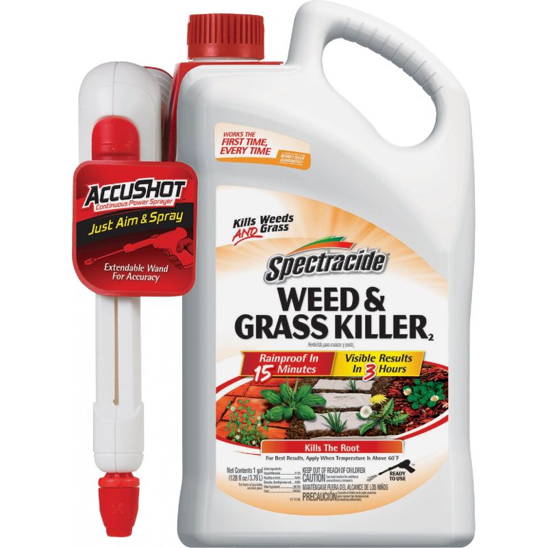 Spectracide Weed &amp; Grass Killer2 1 Gal., Battery-Powered Wand Sprayer