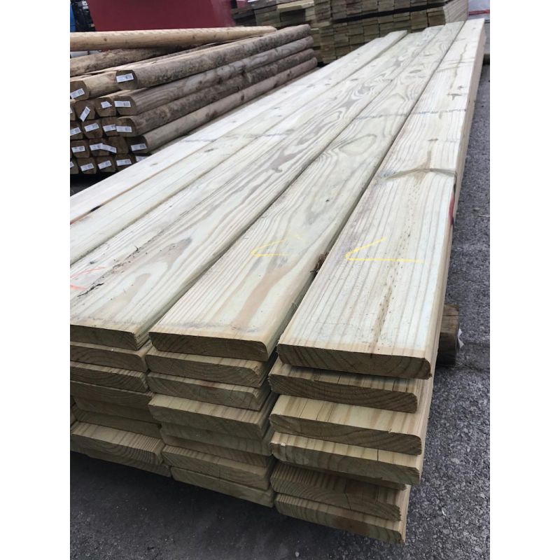5/4&quot; x 6&quot; x 12&#039; MCA Standard Pressure Treated Lumber Decking Board
