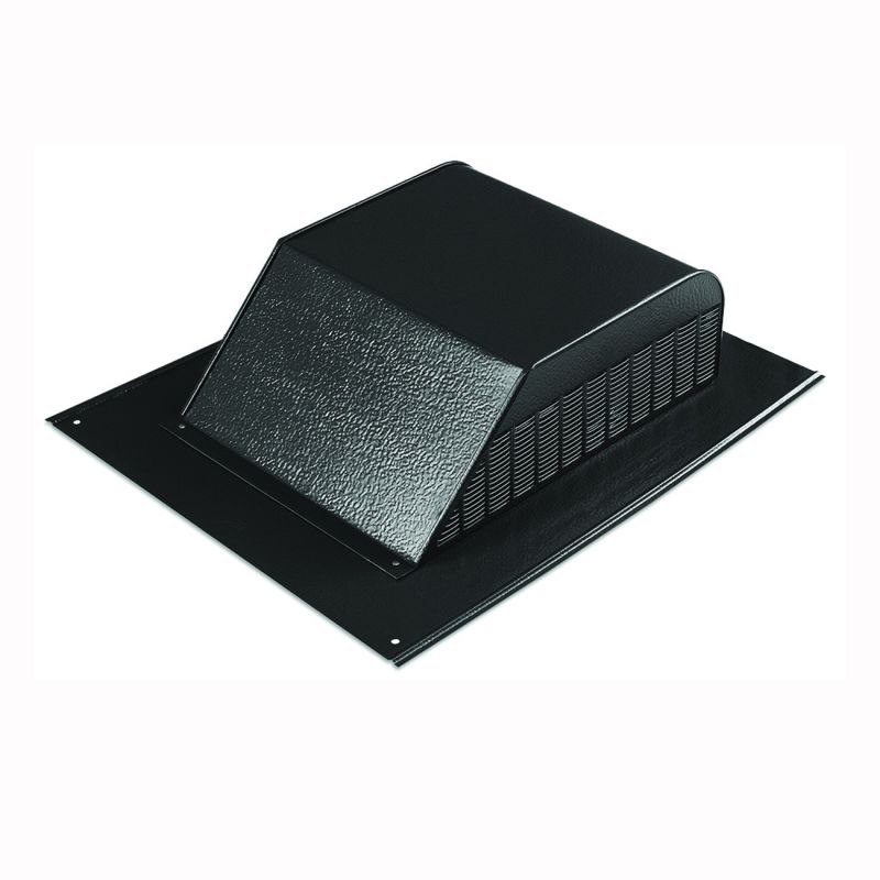 Master Flow SSB960ABL Roof Louver, 18 in L, 20-1/2 in W, Aluminum, Black Black (Pack of 8)
