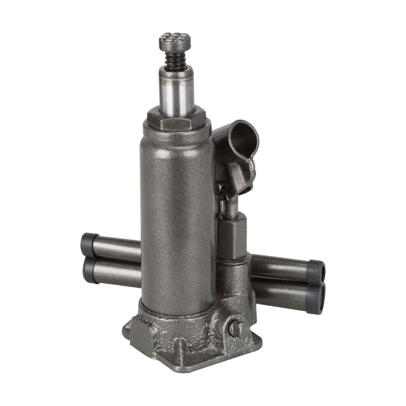 ProSource T010702 Hydraulic Bottle Jack, 2 ton, 7-1/8 to 13-9/16 in Lift, Steel, Gray Gray