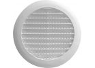 Builders Best Round Eave &amp; Soffit Vent 6 In., White