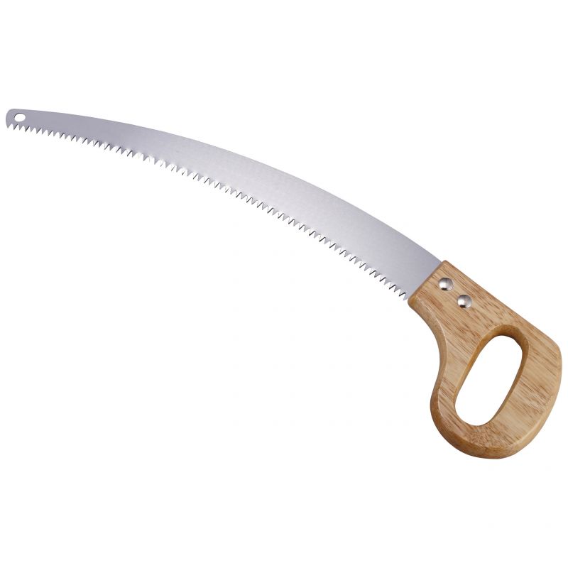 Landscapers Select C-835-15 Pruning Saw, Steel Blade, 5 TPI, Wood Handle, 20 in OAL Nature