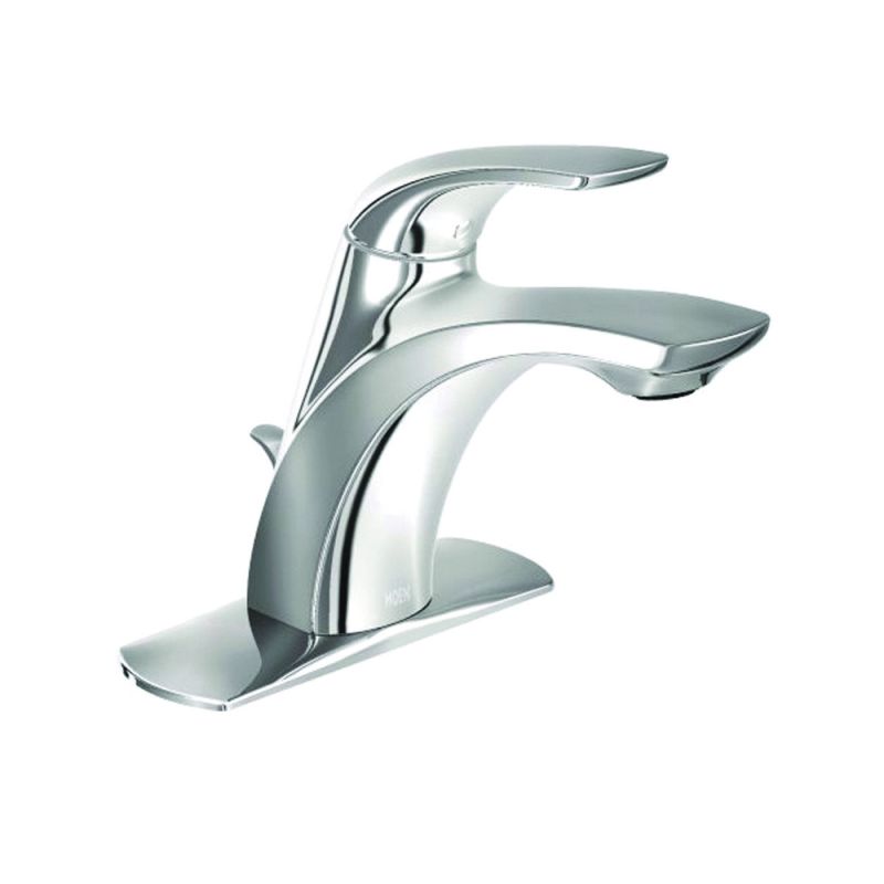 Moen Zarina Series WSL84533 Bathroom Faucet, 1.2 gpm, 1-Faucet Handle, Metal, Chrome Plated, Lever Handle
