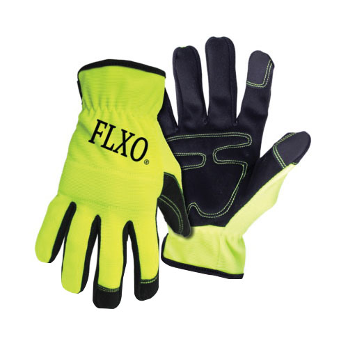 Scotts Large Latex Dipped Green & Black Gloves Sc30602