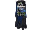 Showa Atlas Comfort Grip Nitrile Coated Glove M, Blue &amp; Black