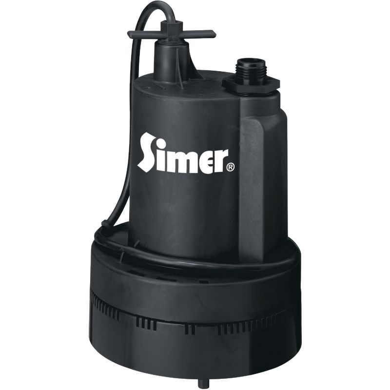 Simer 1/3 HP Submersible Utility Pump