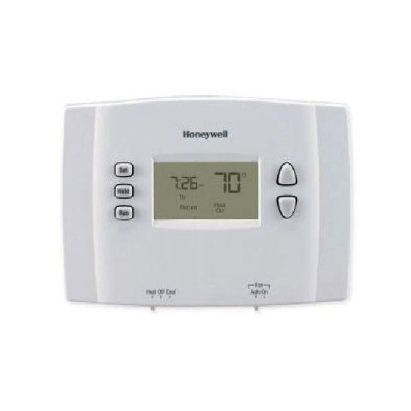 Honeywell RTH221B1052/E1 Programmable Thermostat, Digital Display, White White