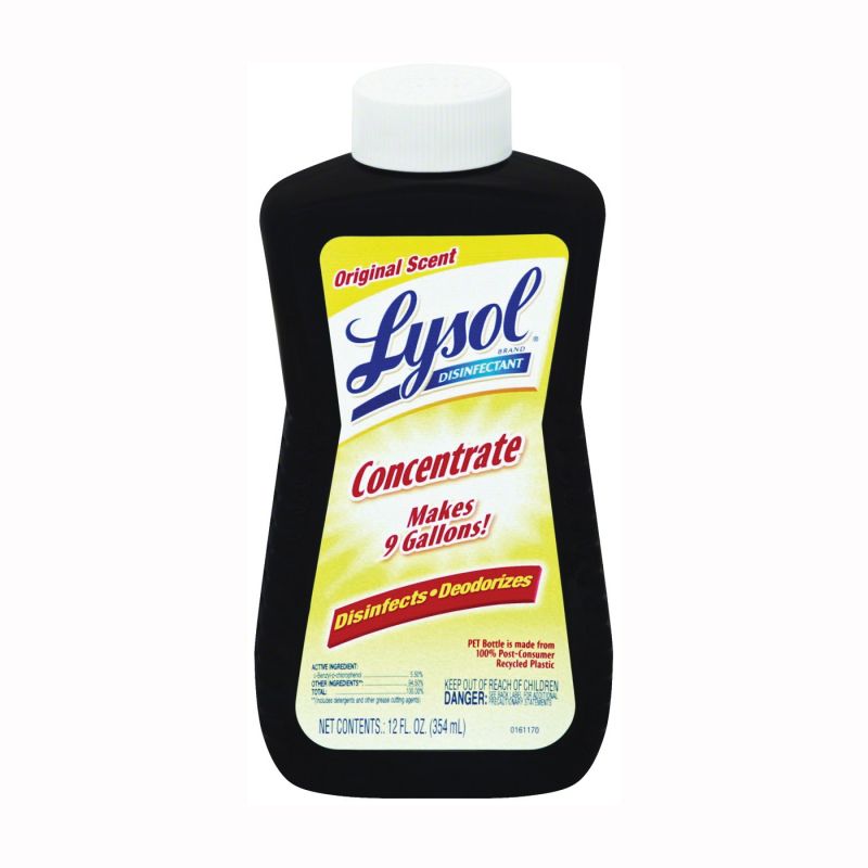 Lysol 77500 Disinfectant Cleaner, 12 oz, Liquid, Original Scent, Red Red