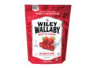 Wiley Wallaby 633455 Licorice Candy, Natural Strawberry, 10 oz Resealable Bag Classic Red