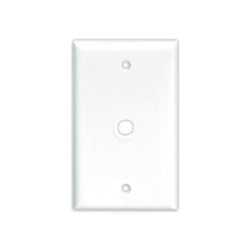 Eaton Wiring Devices 2128LA Wallplate, 4-1/2 in L, 2-3/4 in W, 1 -Gang, 1 -Port, Thermoset, Light Almond Light Almond