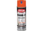 Krylon Mark-It Inverted Marking Spray Paint APWA Orange, 15 Oz.