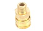 Forney 75128 Coupler, 3/8 in Connection, FNPT, Brass