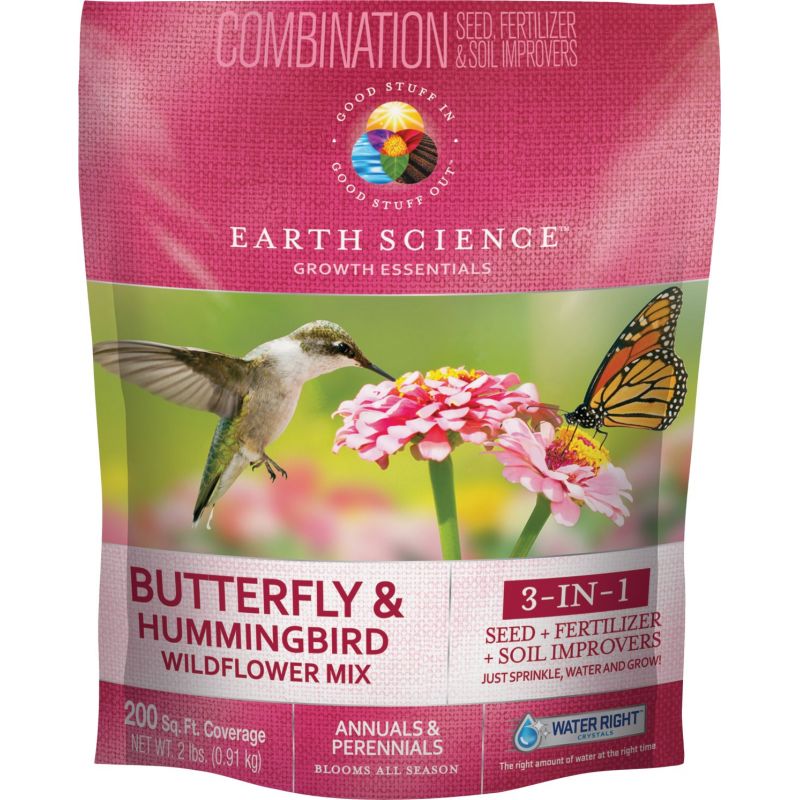Earth Science All-In-One Butterfly &amp; Hummingbird Wildflower Seed Mix