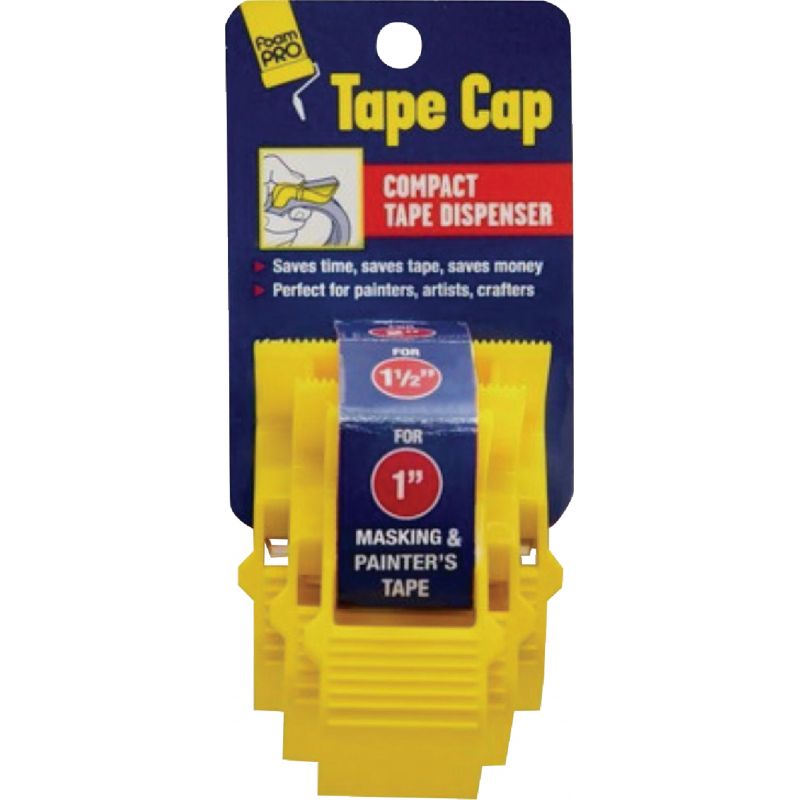 FoamPro Tape Cap Masking Tape Dispenser Combo Pack