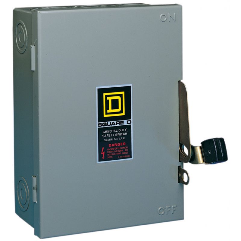 Square D Fusible Safety Switch With Neutral 30
