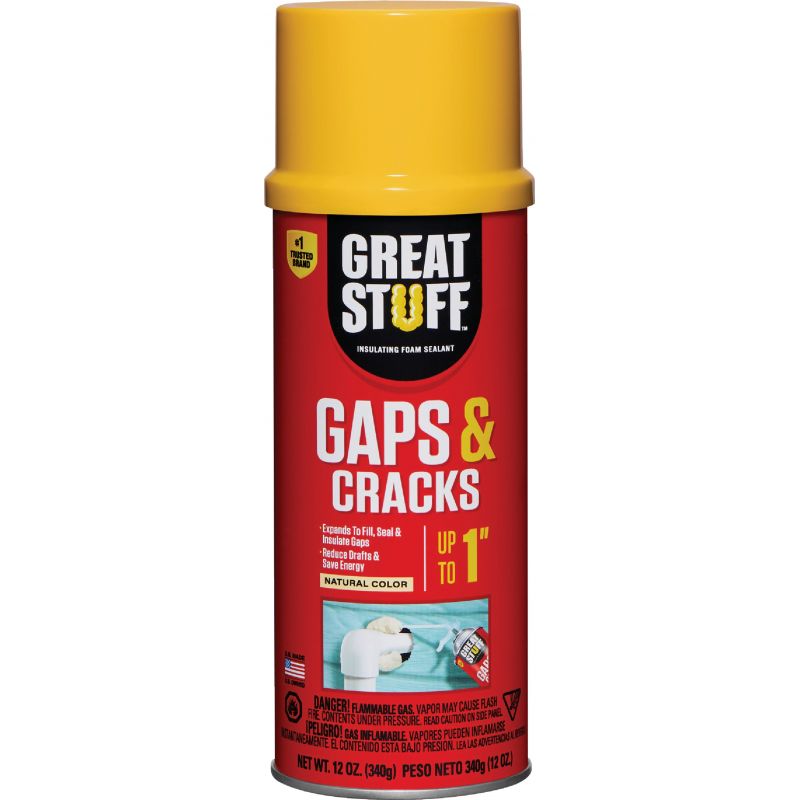 Great Stuff Gaps &amp; Cracks Insulating Foam Sealant Cream, 12 Oz.