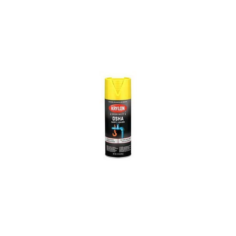 Krylon K01813777 Safety Spray Paint, Gloss, 12 oz