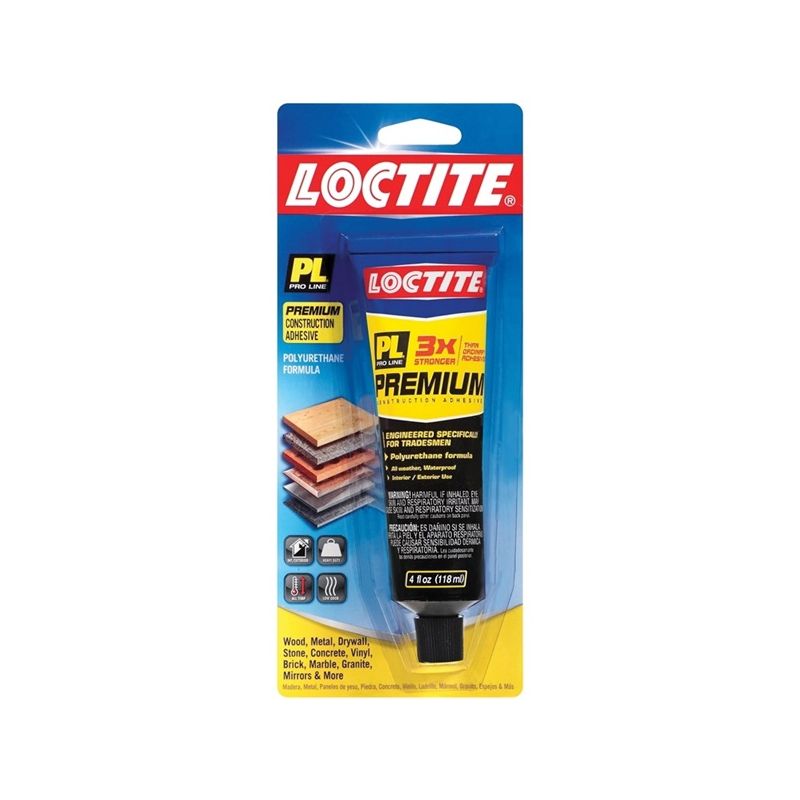 Loctite 1451588 Premium Polyurethane Adhesive, Brown, 4 oz Brown