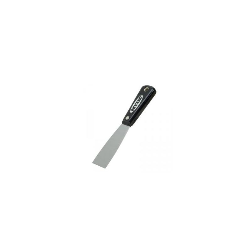 Hyde 02100 Putty Knife, 1-1/2 in W Blade, HCS Blade, Nylon Handle