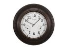 La Crosse 404-3556 Clock, Round, Polyester Clock Face, Analog