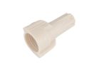 Gardner Bender Hex-Lok 19-1H1 Wire Connector, 22 to 8 AWG Wire, Copper Contact, Thermoplastic Housing Material, Tan Tan