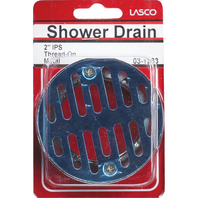 Lasco Shower Drain Strainer for Tile Installations 2&quot; FPT Outlet; 3-1/2&quot; Grid