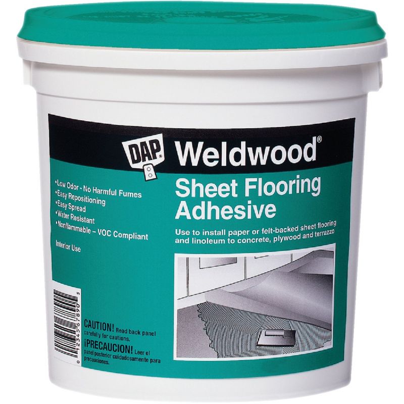 Sheet Flooring Adhesive Off White, Qu