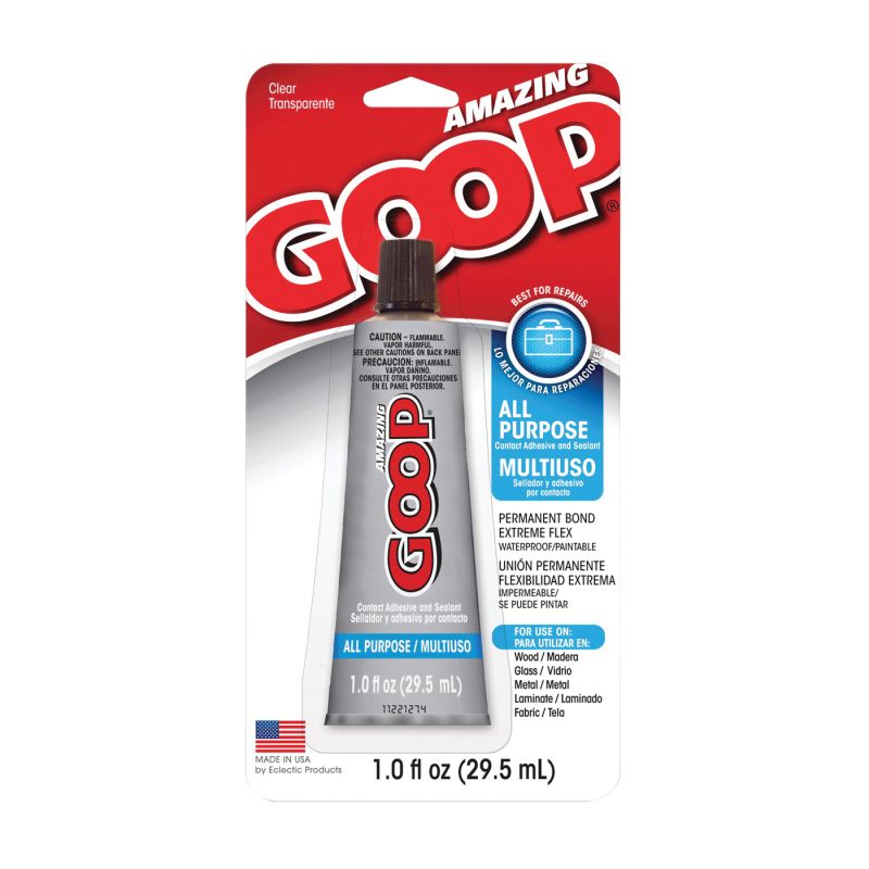 Amazing Goop 140231 Adhesive, Liquid, Clear, 1 oz, Tube Clear