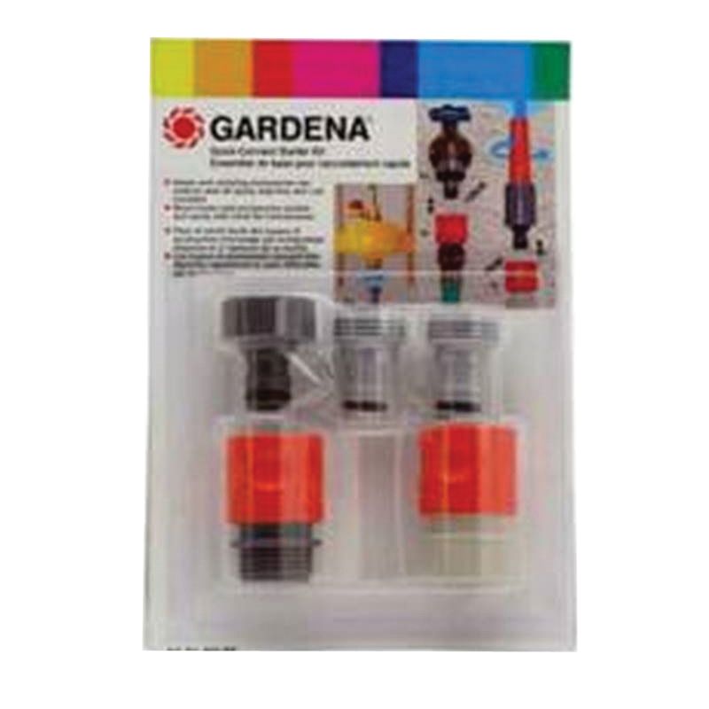 Gardena 942BK Hose Coupling Set, Plastic