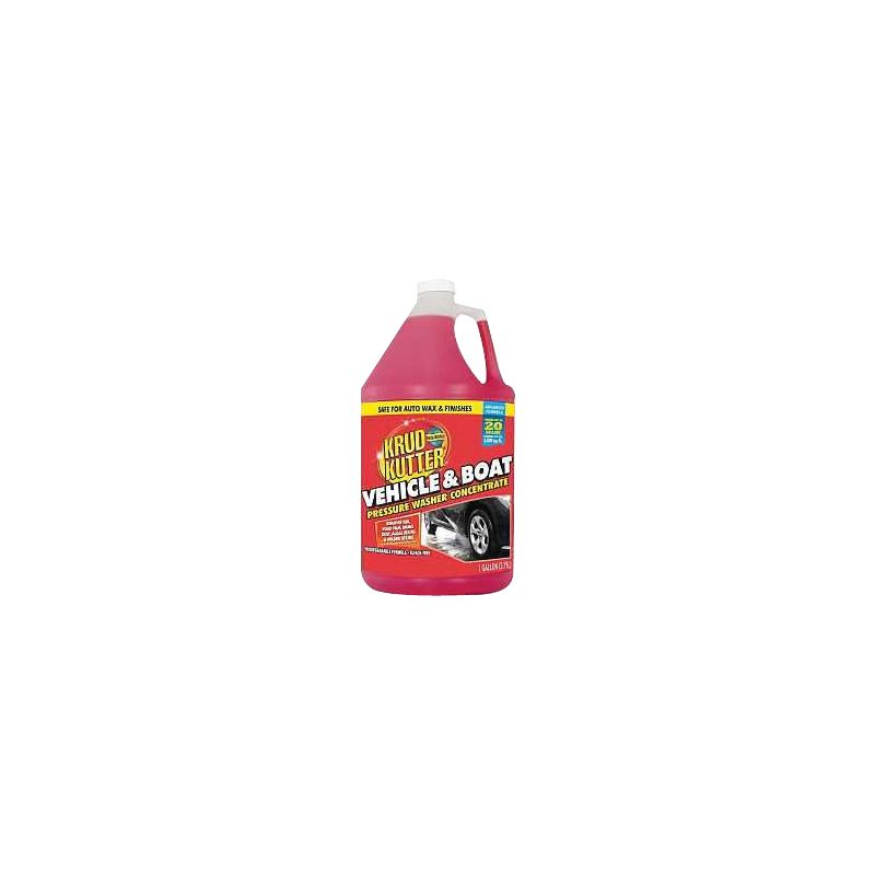 Krud Kutter Advanced Formula 385463 Vehicle and Boat Pressure Washer Concentrate, Liquid, 1 gal Bottle Dark Red (Pack of 4)