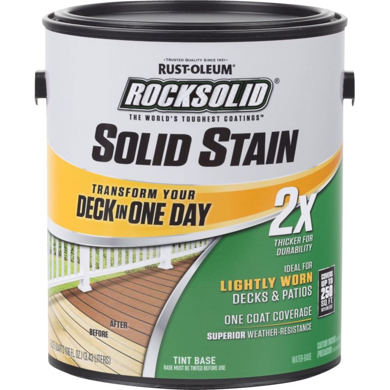 Rust-Oleum RockSolid Tint Base Solid Exterior Stain 1 Gal.