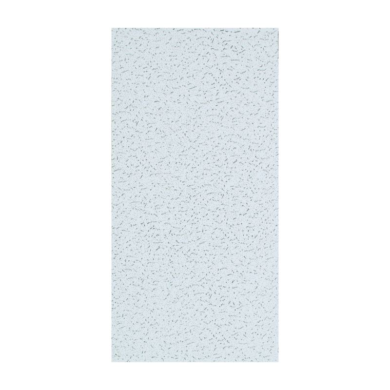 USG Fifth Avenue 220 Ceiling Panel, 4 ft L, 2 ft W, 5/8 in Thick, Mineral Fiber, White White