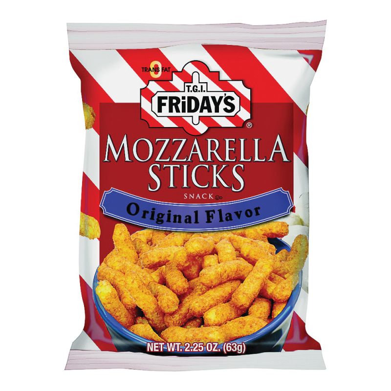 TGI Fridays 432889 Mozzarella Stick, Stick, Original Flavor, 2.25 oz Bag
