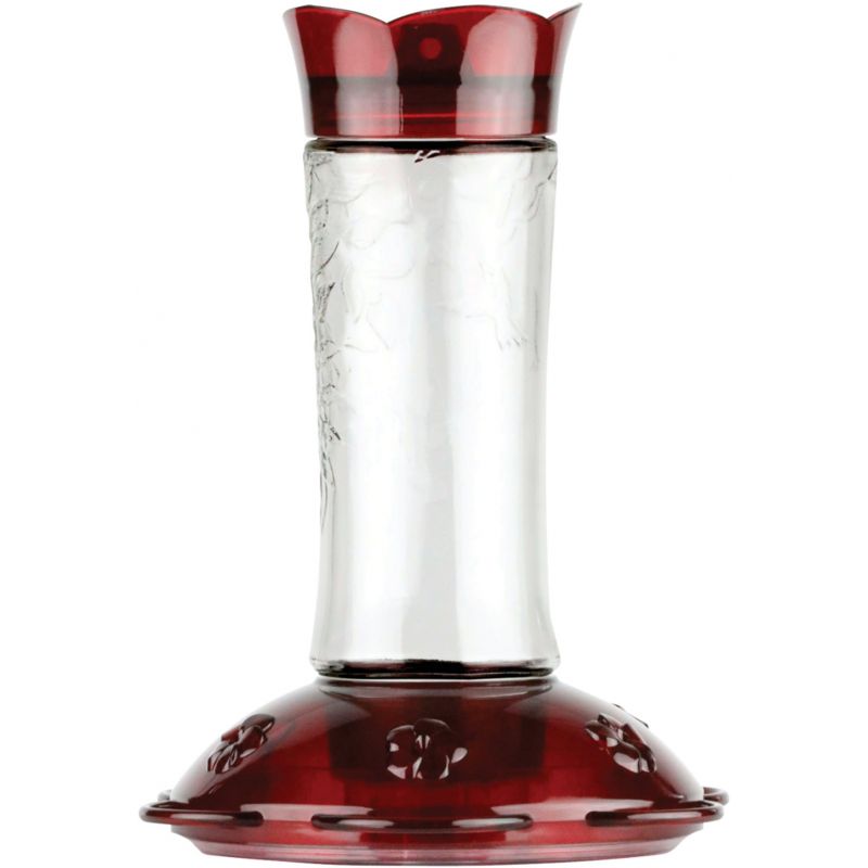 Nature&#039;s Way Hummingbird Feeder 15.6 Oz., Clear/Red