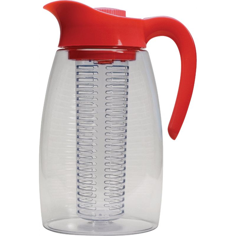 Epoca Primula Flavor It Infusion Pitcher with Flavor Infuser 2.9 Qt., Clear
