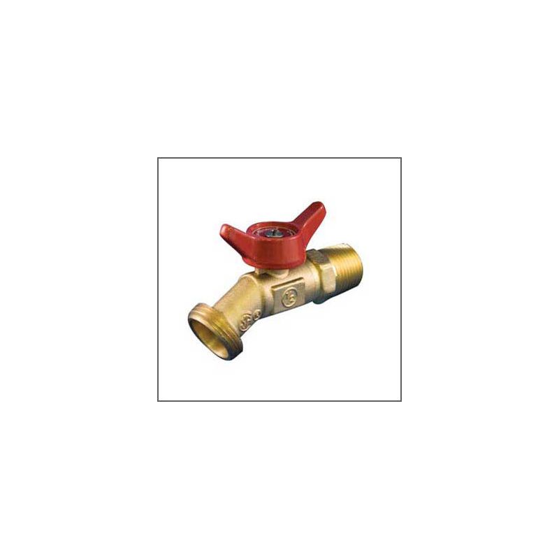 aqua-dynamic 1102-354 Boiler Drain Valve, 3/4 in Connection, Male, 125 psi Pressure, Brass Body